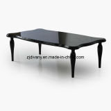 Modern Black Lacquer Long Coffee Table (LS-845)