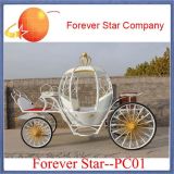 Wedding Horse Carriage, Pumpkin Horse Cart
