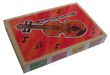 Wooden Jigsaw Puzzle 4 in 1 Puzzle in a Box-Instruments