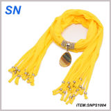 Christmas Gift, Beautiful Pendant Necklace Jewelry Scarf (SNPS1004)