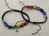 Fashion Bead Bracelet, Chakra Color Jade Beads 8 Mm, Shamballa Bracelet