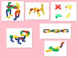 Pipe Shape Blocks Plastic Toys (QL-021-5)