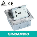 Aluminum Pop up Electrical Connector Socket Floor Box