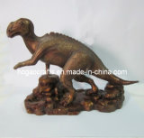 Polyresin Resin Model Desktop Bronze Dinosaur