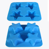 FDA Material Logo Customized Star Shape Silicone Ice Tray