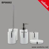 6PCS Resin Bathroom Accessories Set with Stainless Steel (BP06002)