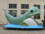Cartoon Dolphin Fiberglass Water Slide