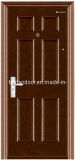 Steel Door with Brown Color China Door