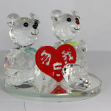 Lovely Crystal Bear for Holiday Gifts or Home Decoration