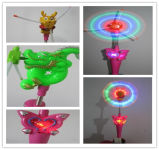 Electrical Cartoon Fan Toys with Flash Light-3166