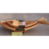 Fish Shape Willow Basket (06142)