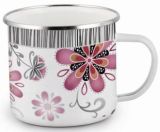 Enamel Mug with Flower Printing