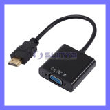 26cm Long High Speed 1080P Shielded Male to Female Adapter HDMI to VGA Cable