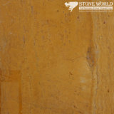 Polished Yellow Travertine Slabs for Flooring & Wall (MT082)