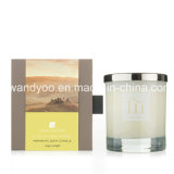 Soy White Glass Candle Scented with Gift Box