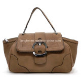 Fashion PU Leather Buckle Ladies Satchel Bag (ZXS0066)