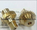 Custom CNC Machining Brass Mini Micro Small Helical Gear Shafts