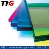 6.38mm Blue Safety Laminated Glass with CE&ISO9001