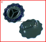 Die Cast Metal Badge with Butterfly Clasp