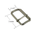 Custom Silver Plated Metal Belt Buckle Pin Buckle (inner size: 2