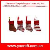 Christmas Decoration (ZY16Y207-1-2-3-4 14.5CM) Christmas Holiday Sock
