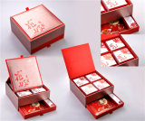 Mooncake Packaging Paper Food Gift Boxes with Hot Stamping Logo