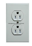 UL Approved Us Standard 2 Way Wall Socket with Protection