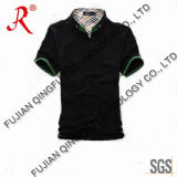 The Men's Black Polo T-Shirt for Outdoor (QF-2026)