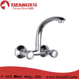 Two Handle Polished Brass Kitchen Faucet (ZS57602)