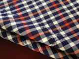 Checked Jacquard Yarn Dyed Fabric Red White Black (061)