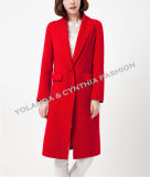 100% Women's Wool Coat/Fashion Ol Style Long Wool Coat /Women's Winter Clothing