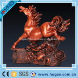 Resin Sculpture Statue Horse for New Year Gift (HG085)