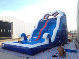 Classic Wave Inflatable Water Slide with Pool (RB7021)