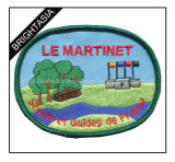 Promotional Embroidery Patch for France for Unifrom Use (BYH-10968)
