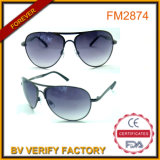 FM2874 Pilot Metal Eyewear China Wholesaler with Yellow Mirrored