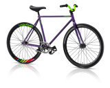 700c Purple Fixed Gear Bicycle
