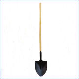 Long Wooden Handle Sharp Steel Shovel for Farming