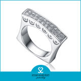 Wholesale Square Silver Ring Jewellery in Stock (R-0066)