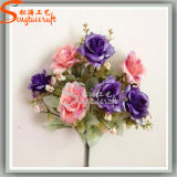 Classic Style Wedding Banquet Decoration Artificial Plant Rose Silk Flowers