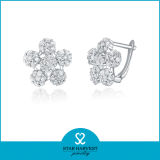 Sparkle Silver Earring Jewellery with 1PC MOQ (J-0109-E)