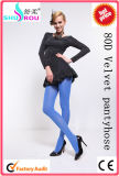 Sexy 80d Candy Color Soft Velvet Flat Tights Pantyhose Leggings Stockings No-Broken for (RS1005)