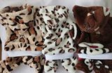 Leopard Flannel Dog Clothes of Pet Coat Clothes Pet Products