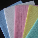 Spunlaced non-woven cleaning wipes