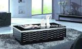 Black Board Tempered Glass Coffee Table