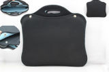 2015 High Quality Classic Black Men Shockproof Computer Bag with Handles for Medical Document