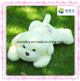 Cute Fluffy White Dog Plush Toy