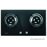 2-Burner Tempered Glass Top Stainless Steel Gas Stove (Jz (Y. T. R) Q302A)
