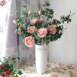 Artificial Peony Bouquet Silk Flowers Home Wedding Decoration Heart Wrapped