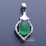 Jade 925 Sterling Silver Necklace Pendants