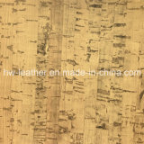 Wood Grain Faux Leather for Wall Decoration (HW-639)